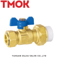 brass used in water meter lockable brass color ball valve